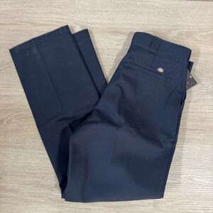 NWT Dickies 874 Work Pant Womens 12 REG Navy Blue Original Fit FP874ASN